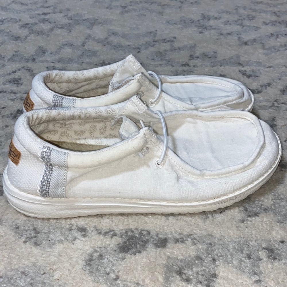 White Hey Dude Shoes